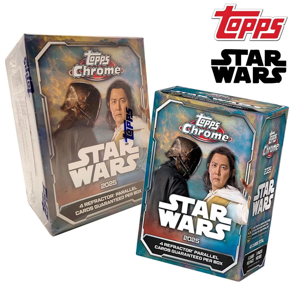 

2025 Topps Chrome Value Original Star Wars Sci Fi Battle American Movie Rare Character Collection Card Christmas Surprise Gift