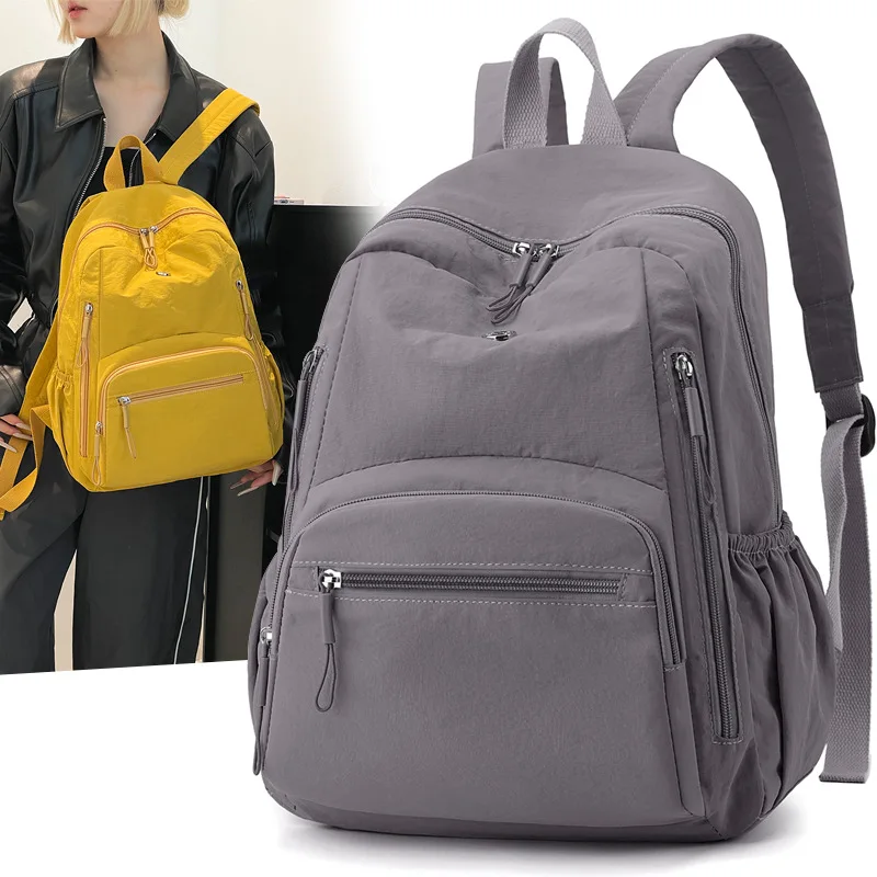 

2025 Waterproof women schoolbag Ultra-light Women's Daily Backpack Fashion Large-capacity Ladies' Travel Backpack For Commuting