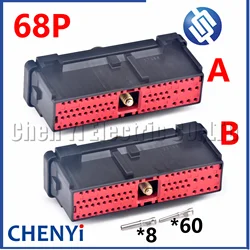 68 Pin Automotive waterproof connector 776315-1 776315-2 17284 With Pins For DETROIT Diesel 60 SERIES 14.L Engine Plug Socket