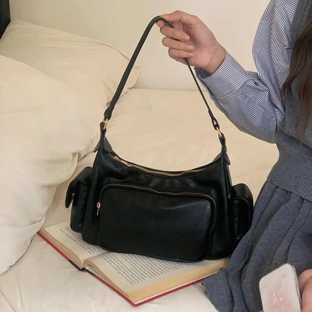 

Trend Y2K Retro Shoulder Bag Fashion Spicy Girl Armpit Bag Korean Handbag Vintage Underarm Bag Shopping