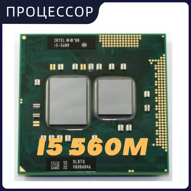 ПРОЦЕССОР Core i5 560m I5 560m I5-560M Dual-Core Quad-Thread 3M 35W PGA988 for HM55