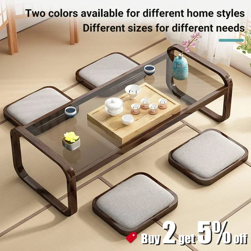 Tatami small tea table Japanese style Floating window small tea table Simple modern household small tea table