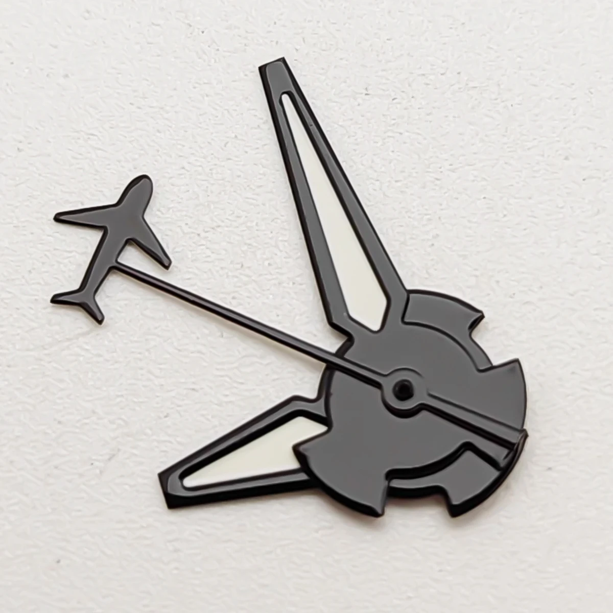 إكسسوارات الساعة عقارب الساعة مع يد الطائرات باللون الأخضر المضيء بثلاث عقارب لحركة NH35/ NH34/ NH36/ NH70/4R/7S