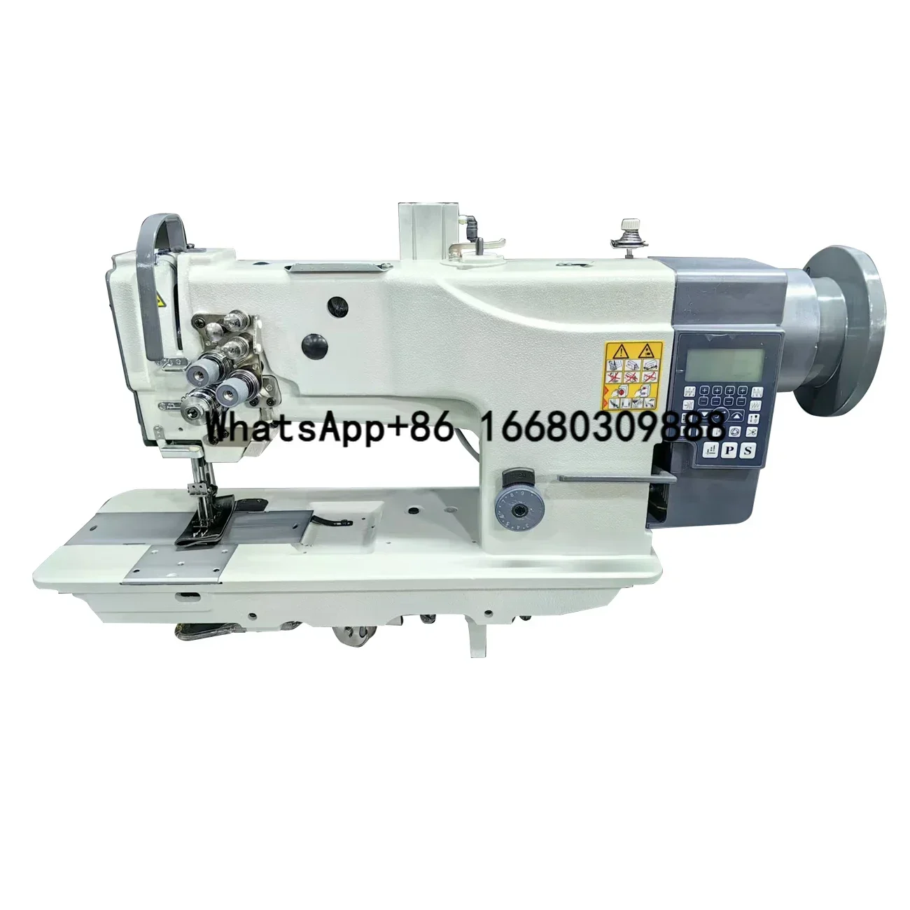 

QK-4420 Double Heavy Duty Compound Feed Lockstitch Industrial Sewing Machine (pneumatic Presser Foot Lift)