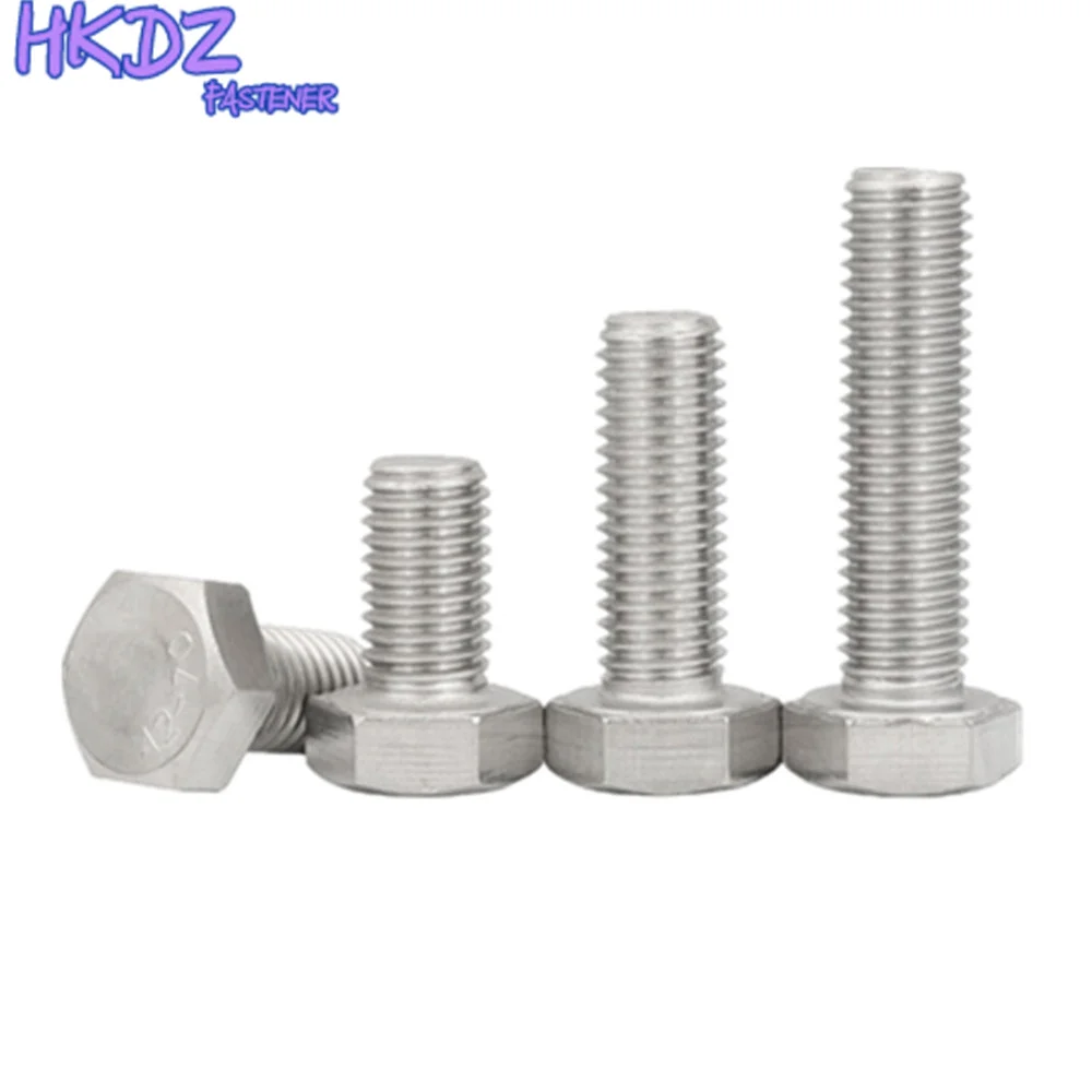 M18 M20 M22 M24 A2-70 304 Stainless Steel DIN933 External Outside Hex Hexagon Head Cap Screw Bolt