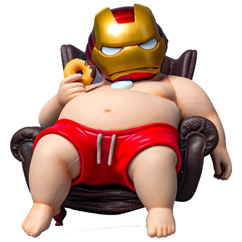 السمين الرجل الحديدي مضحك عمل الشكل الإبداعية المزحة الأخ العصرية لعبة سطح المكتب زخرفة شخصية تحصيل هدية عيد ميلاد #6