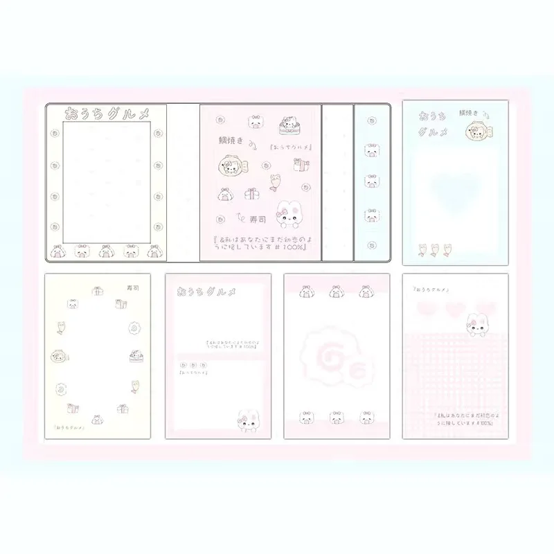 M5 5Holes Candy Colored Binder Inner Page Journal Sketchbook Accessories Diary Office Supplies