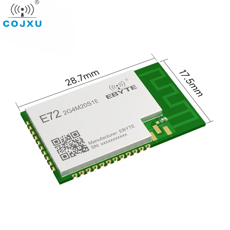CC2652P Zigbee 3.0 2.4GHz Wireless Module 20dBm Long Range 700m ARM MCU SMD BLE 5.0 SOC Transmitter Receiver E72-2G4M20S1E