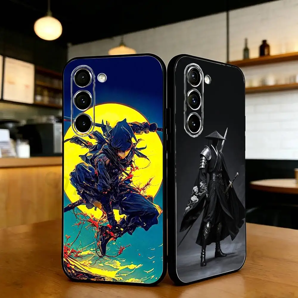 Cyber Samurai Vigil Phone Case For Samsung S20,21,22,23,24,25,26 Ultra,Plus,Lite Black Soft Cover