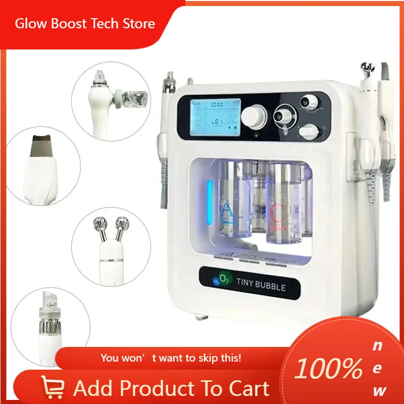 

Многофункциональный аппарат для ухода за кожей NYAqua Oxygen Bubble Jet Peeler 4 в 1: гидропилинг, кислородная терапия, аквапилинг, антивозрастной уход.