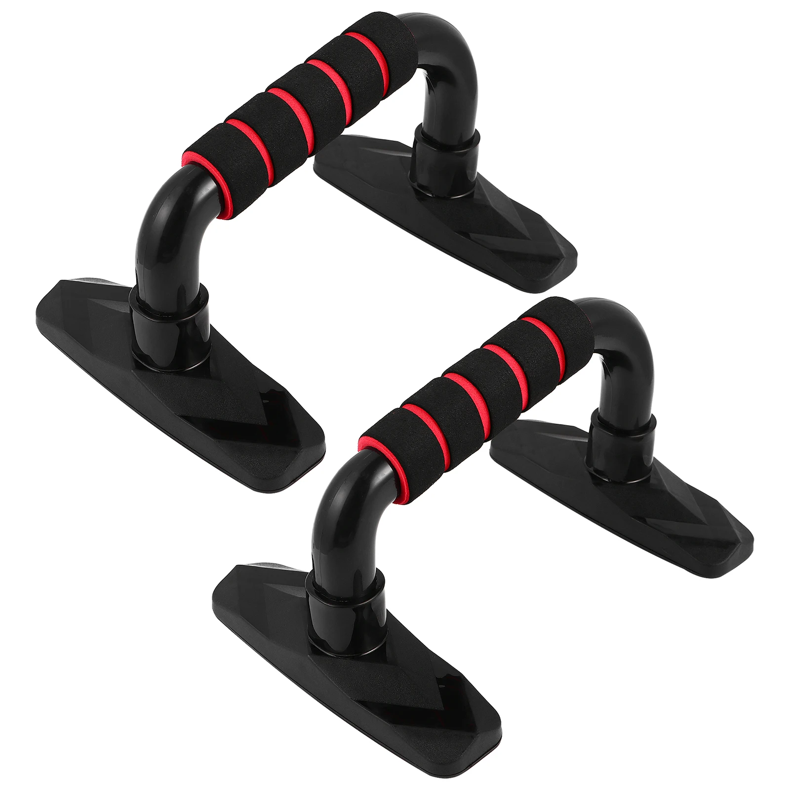 

2pcs Stand PVC Fitness Equipment Workout Stands Handles Arm Strength Training Home Muscle Building Tool