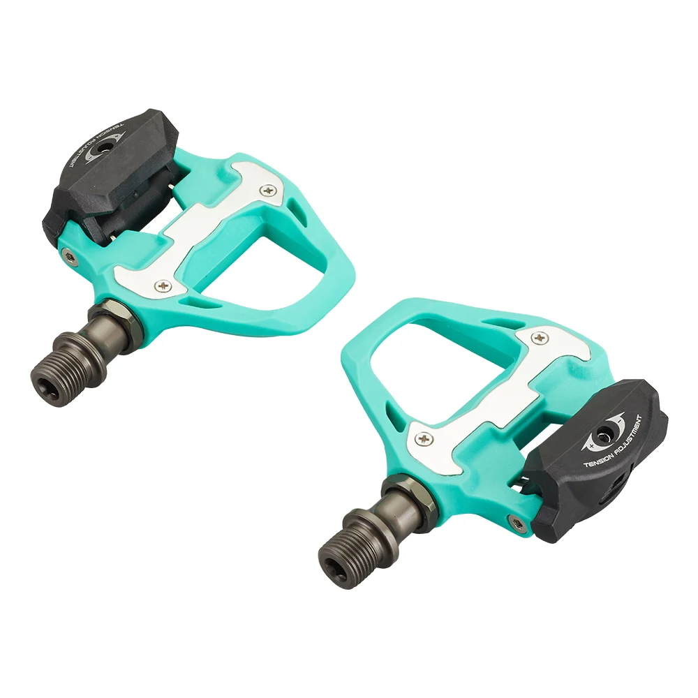 RACEWORK R550 Road Bicycle Pedals with SH Cleats forshimano SPD Self-locking Durable Ultralight Pedal Multicolor Riding Parts