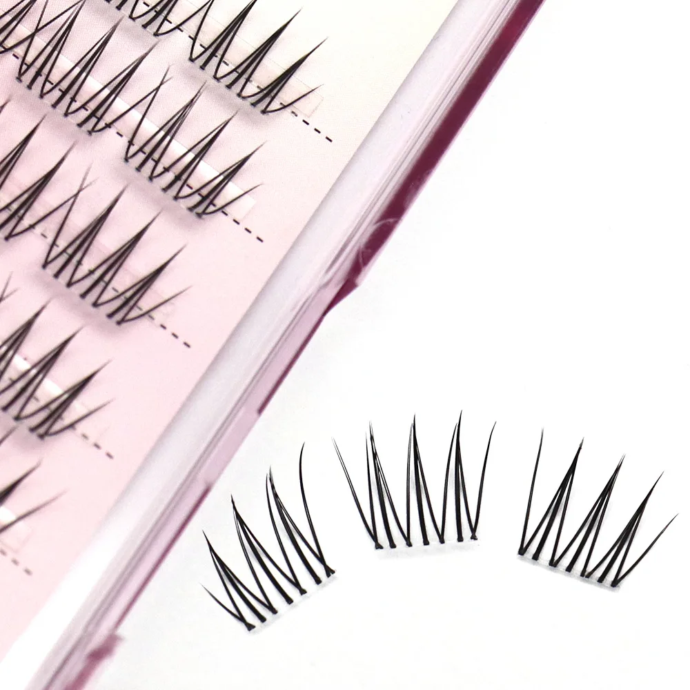 Breve ACE Pigro Ciglia Finte Singolo Cluster Manga Occhi Simulazione Naturale Piccoli Occhi Coreano Popolare Ragazza Gruppo Idol