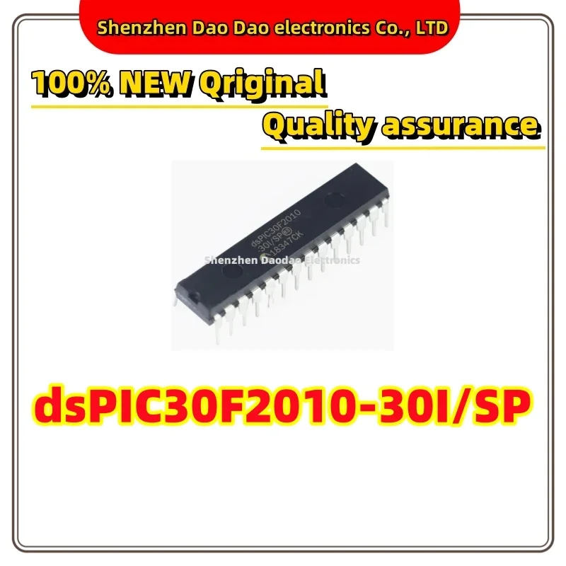 

DSPIC30F2010-30I/SP dsPIC30F2010 30I SP DIP-28 Digital signal processor controller chip IC new original