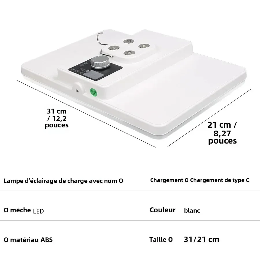 LED Camping Tent Light Rechargeable Searchlight High Power Outdoor Emergency Lighting Waterproof Portable Hanging Night Lamps