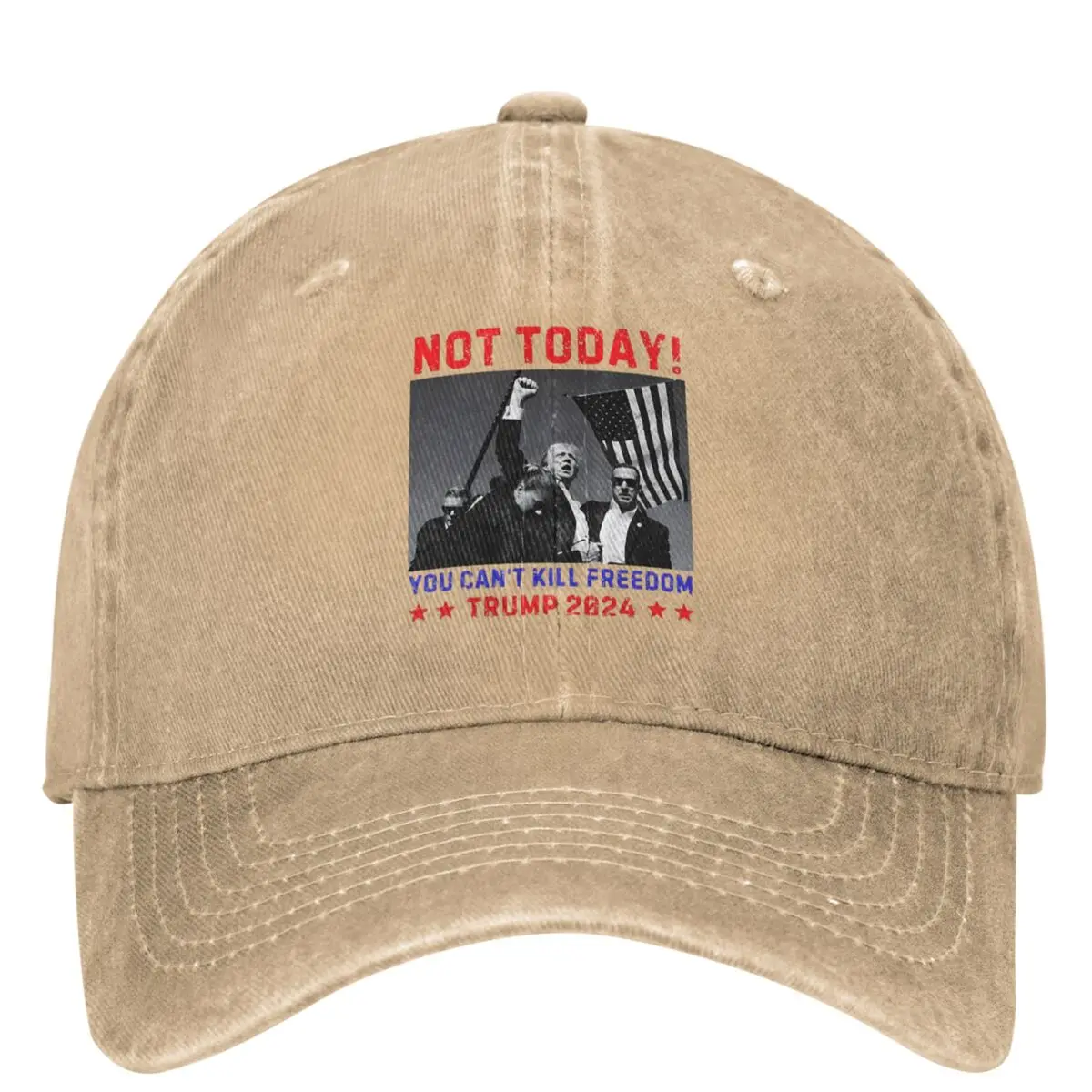 

Not Today Trump Shooting Assassination Attempt Outfit Men Women Baseball Cap 2024 Support Trump For President Hats Sun Cap