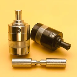 DSX Kayfun-Atomiseur pour cigarettes électroniques MTL RTA, vape, vape, style aérokon, reflux d'air, précieuse SION SS, 3.2ml, 23mm