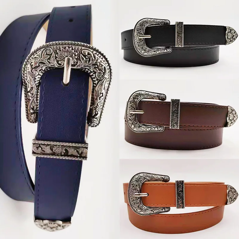 New Retro Women's Belt Designer Belts Women High Quality Belt