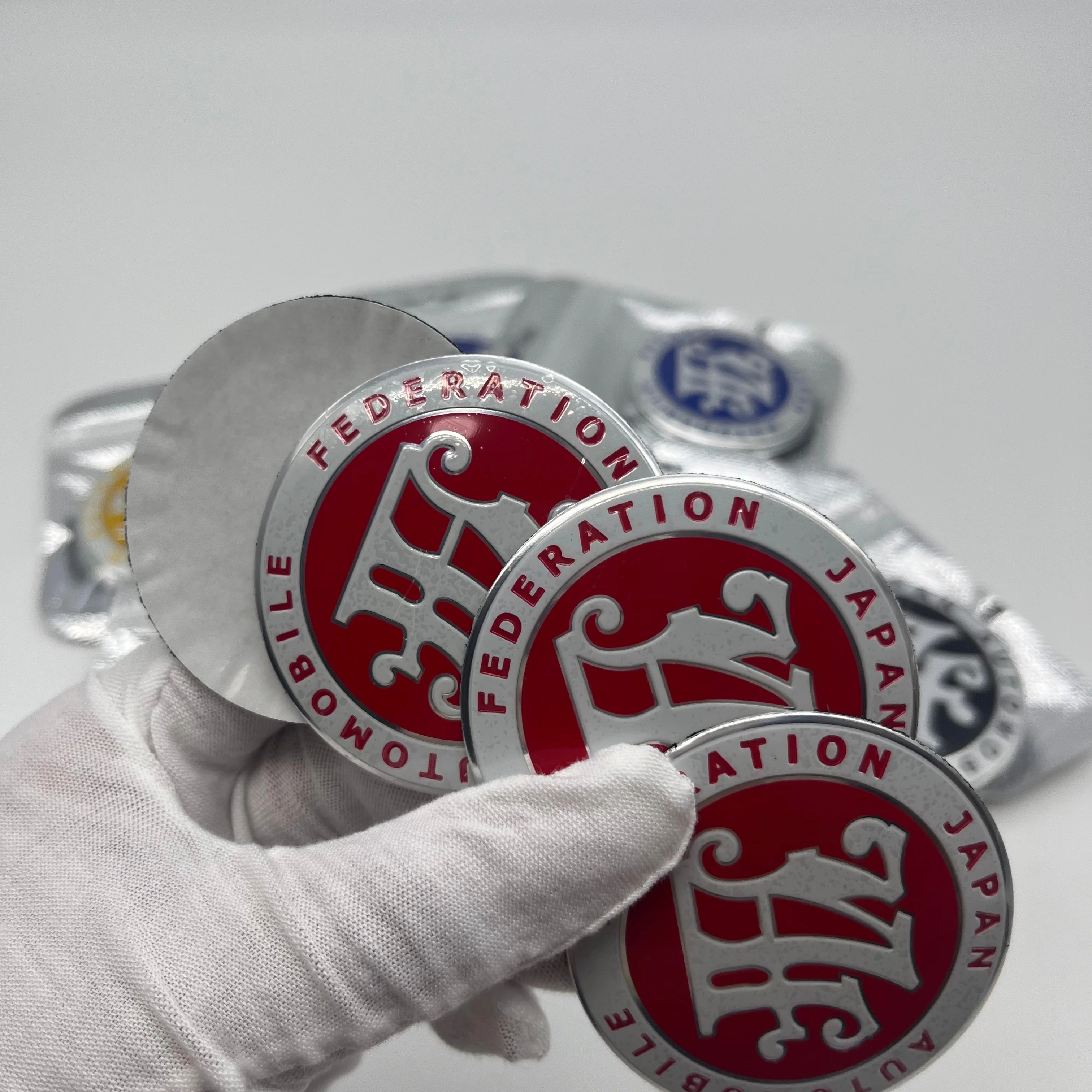 

4pcs/Set 56mm 65mm JDM Style Car Wheel Center Cap Badge Logo Japan Automobile Federation JAF Emblem Stickers Styling Accessories