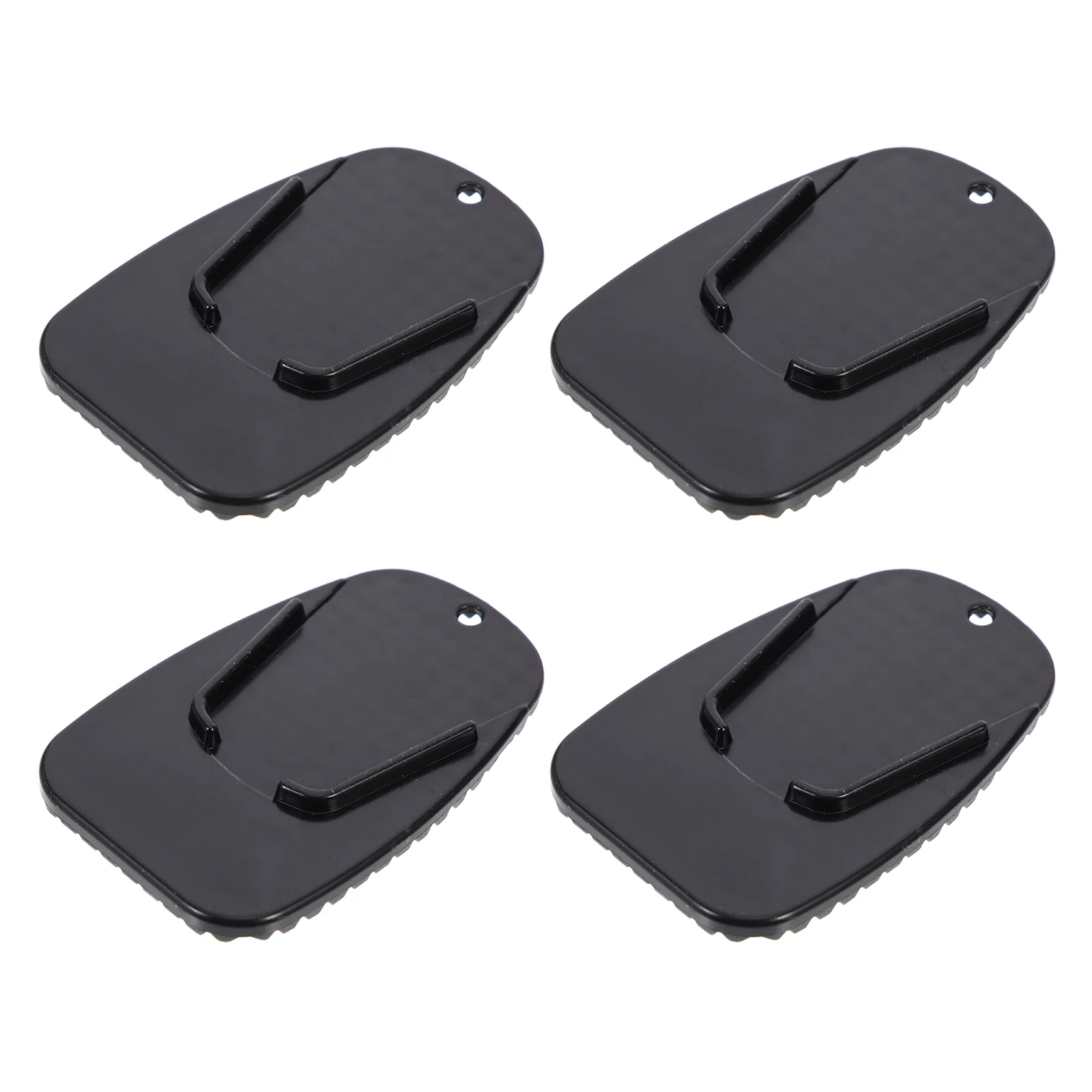 4 Pcs Detachable Motorcycle Support Plate Motocross Motorbike Cushion Supplies Abs Foot Bracket Pad