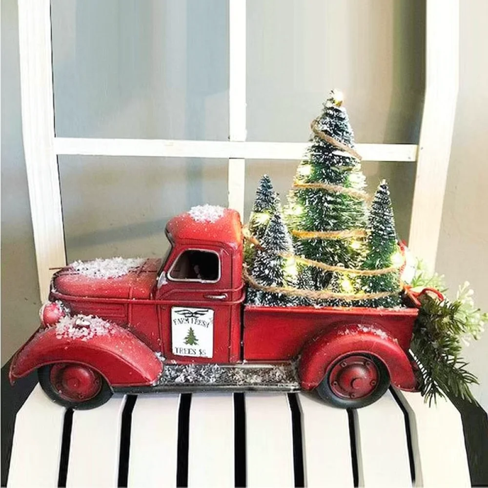 Festive Resin Christmas Go Kar - đánh giá và giá Decor Kart Lighting