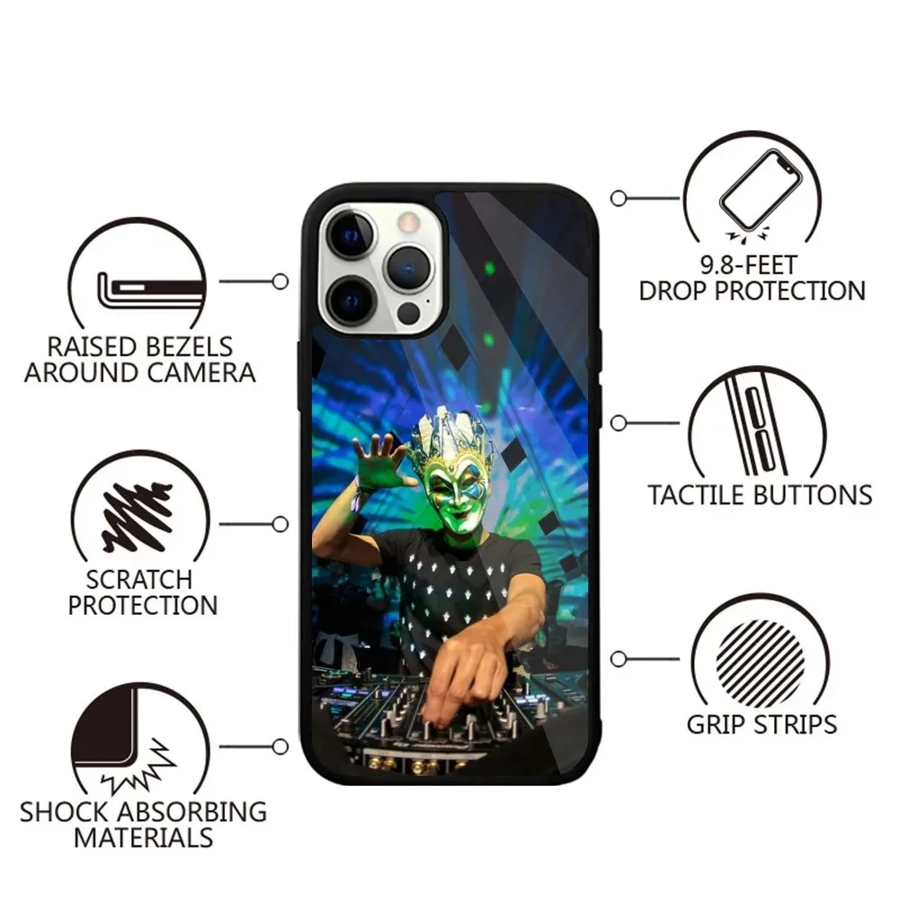 DJ B-Boris Brejcha  Phone Case Strong Magnetic For IPhone 15,14,13,Pro,Max,Plus,11,12,Mini For Magsafe Wireless Charging