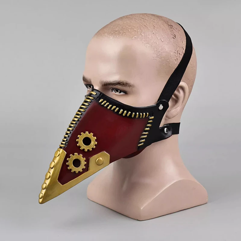 إصلاح تأثيري اللاتكس قناع أنيمي بطلي الأكاديمية ثمانية مبادئ الموت دور اللعب الطيور منقار قناع هالوين كرنفال الدعائم