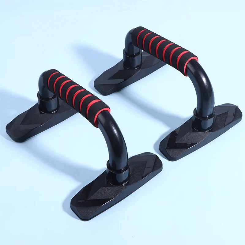 【QTG329】2 supports de barre de musculation avec poignées en mousse - Équipement de fitness antidérap