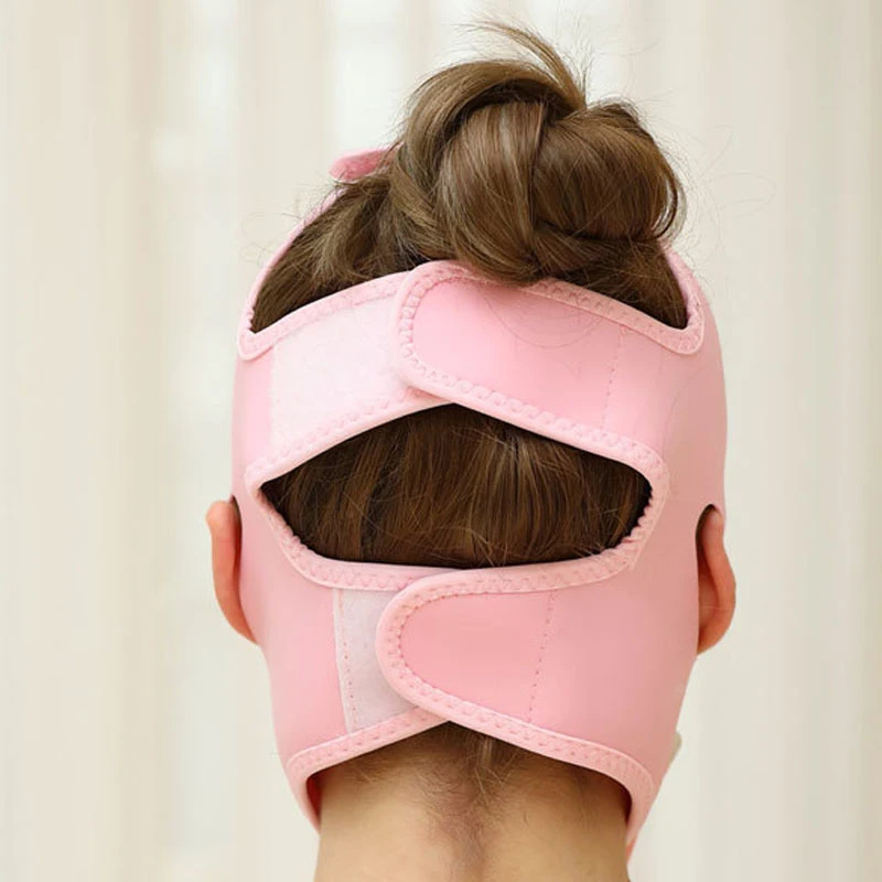 Face Sculpting High Elasticity Facial Slimming Strap Skin Care Inflatable Face-lift Belt Firming The Skin Fabric Soft