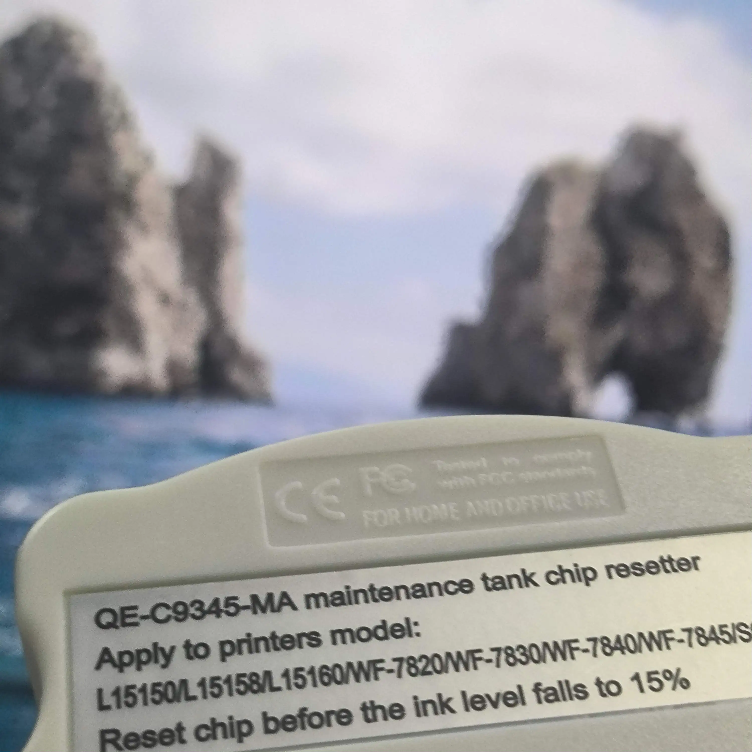 

C9345 C12C93459 Сброс чипа резервуара для обслуживания для Epson ET-8550 ET-8500 ET-16000 L8050 L15158 L15168 L15150 L15160 6558 c8000