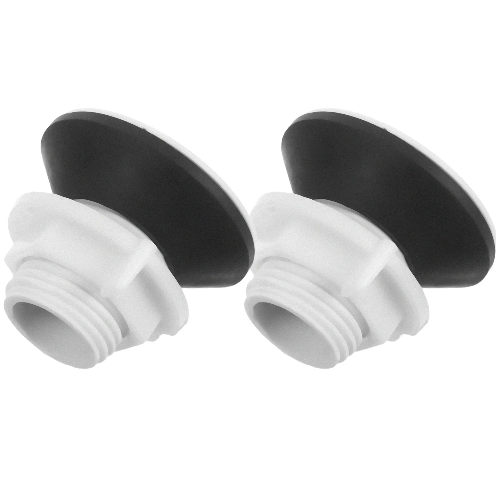 

2Pcs Toilet Tank Plug Plastic Sturdy Replacement Parts for Bathroom Water Tower Fish Tank Pool Bucket Accessories