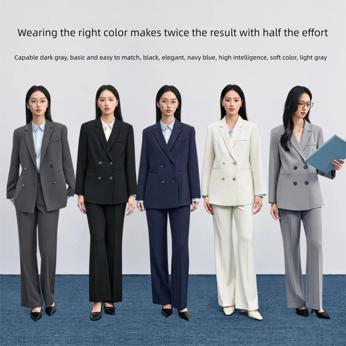 SENTUBILA Women Tailored Blazer Coat Double‑Breasted Notch Lapel  Formal Outerwear 2026 Autumn Elegant Commute Jacket 153XC8812X