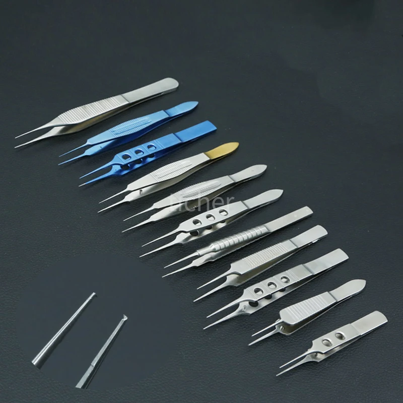 Pinças de gordura pálpebra dupla, Lipoaspiração Eye Teeth Pinças, Cosmetic Plastic Stitches, Pinças cirúrgicas, Have Hooks