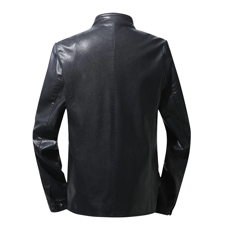 Top Quality Men Leather Jacket 2024 Spring and Autumn New Arrivals Fashion Black Biker & Suede Brand Clothing