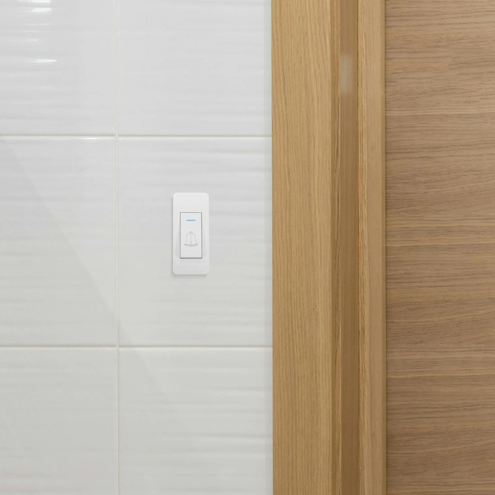 

High Power Doorbell Switch Cabinet Light Release Button Wired Chimes Indoor Exit Extender Durable Material Easy Install Surface