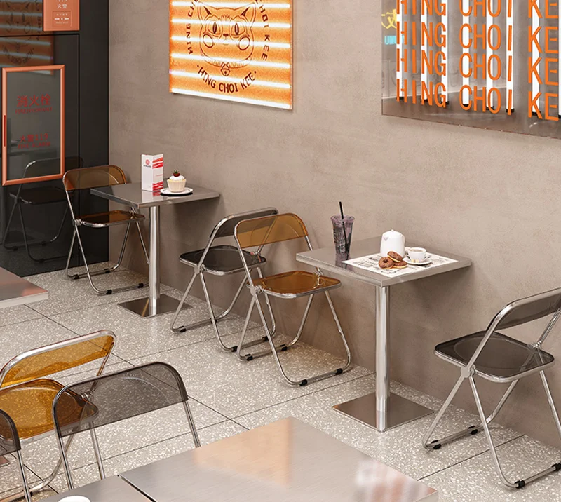 Tables et chaises de restaurant minimalistes modernes, meubles d'usine directe pour salle à manger, utilisation 73