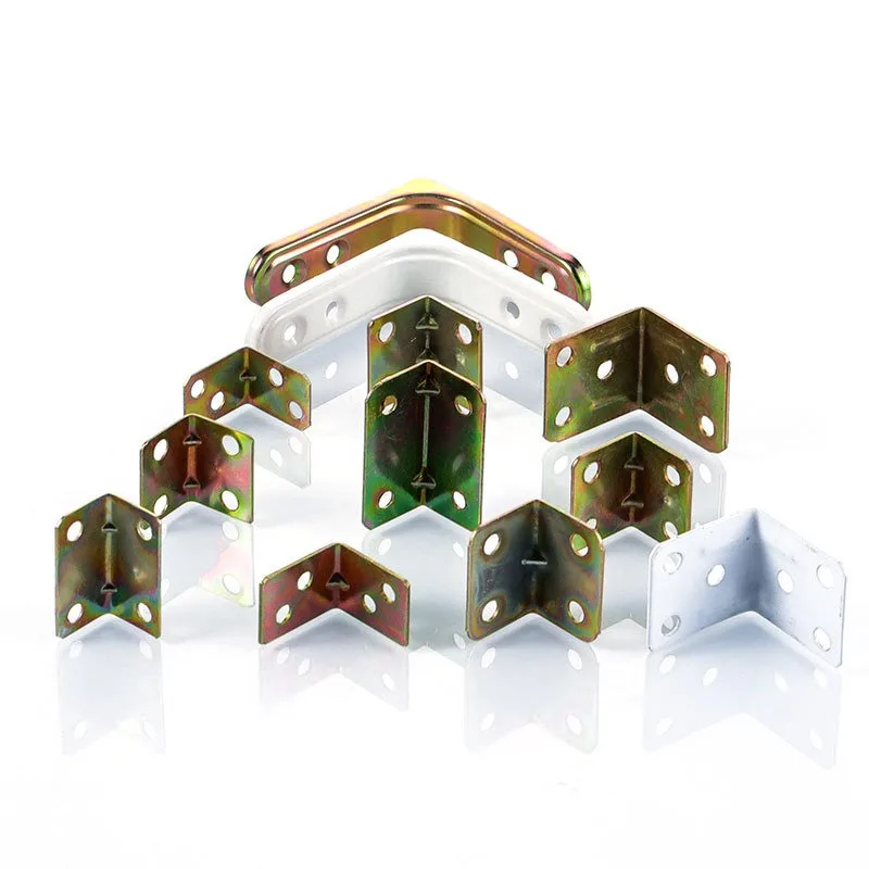 

thickened color zinc angle code 90 degrees, right angle shaped angle iron, cabinets, wardrobes, reinforced hardware accessories