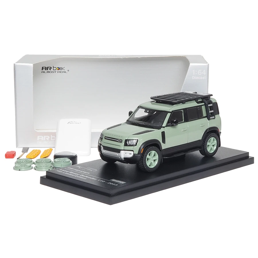 ALMOST REAL 1/64 Land Rover Defender 110 Defender 90 2023 Alloy car model SUV holiday gift collection