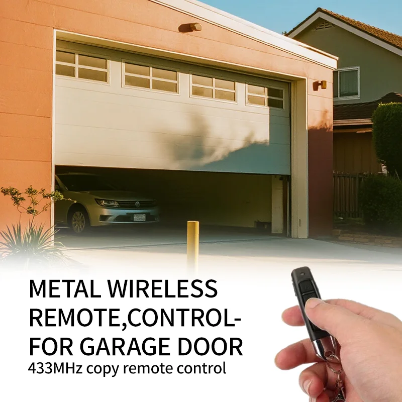 433 mhz remote control RF Clone Copy Remote Control Garage Gate Door Opener Remote Key Duplicator for Home Safety