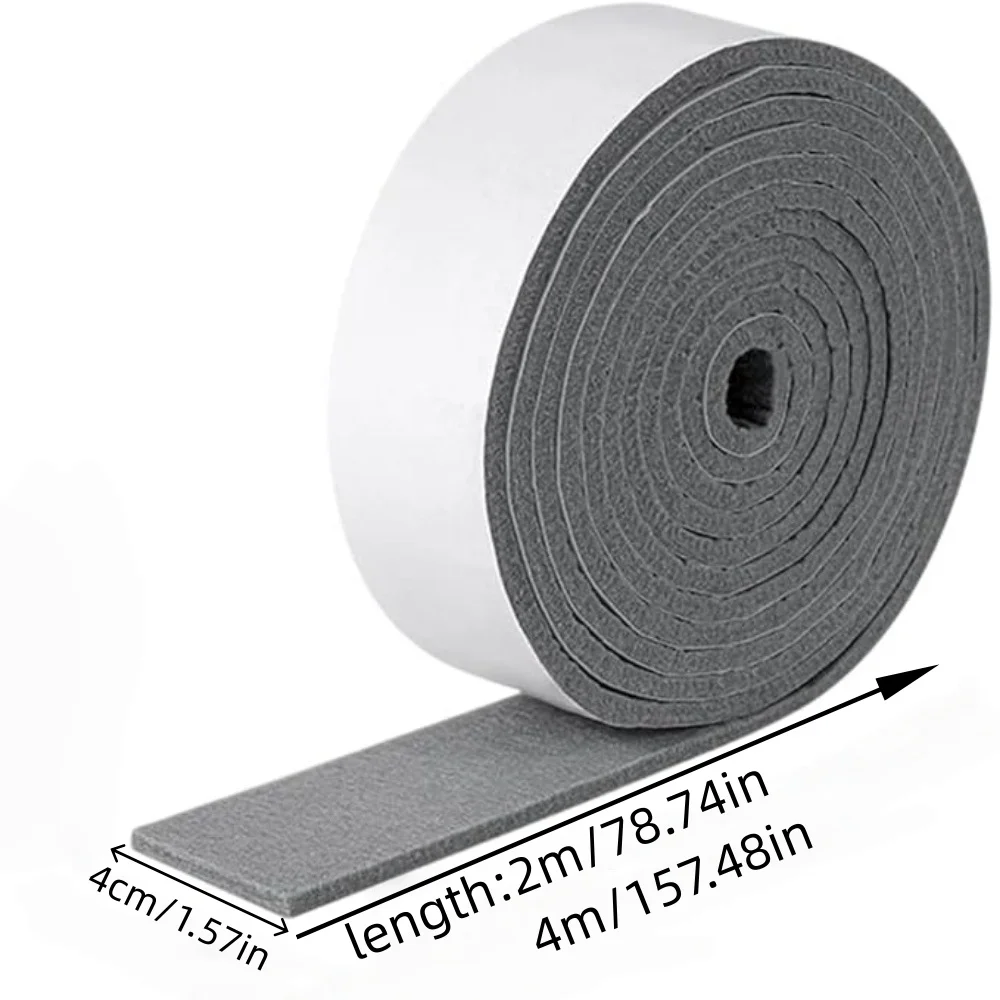 1pc 4cmX2m/4m Window Condensation Absorber Trimmable Length Moisture Absorber Strip for Kitchens Bedrooms Home