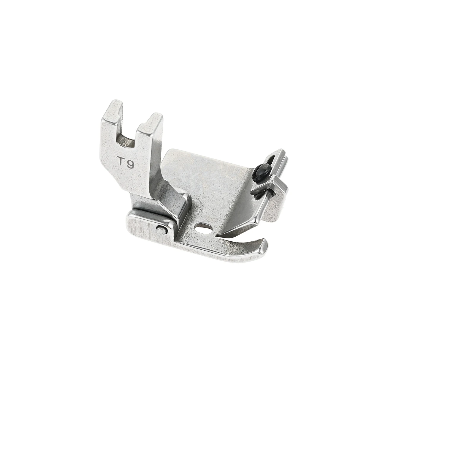 シルバーt9調整可能エッジガイド、ヘミングとして使用されるヘマーフット、折りたたみ式、ローリングプレス、3x2.5cm、多機能マシン、1個