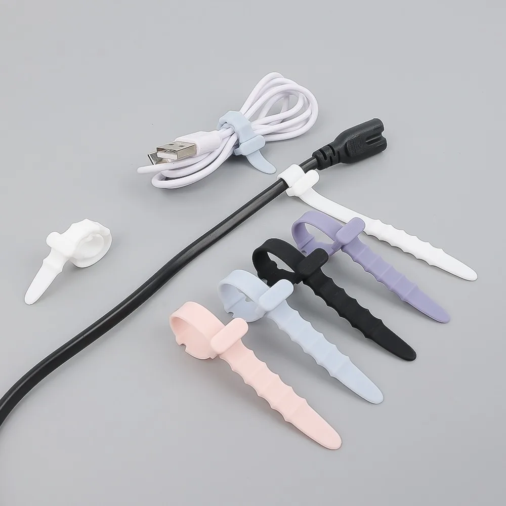 

Mobile Phone Charging Data Cable Fixing Belt Headphone Cable Winder Cord Organizer Data Cable Winder Wire Winder Cable Tie