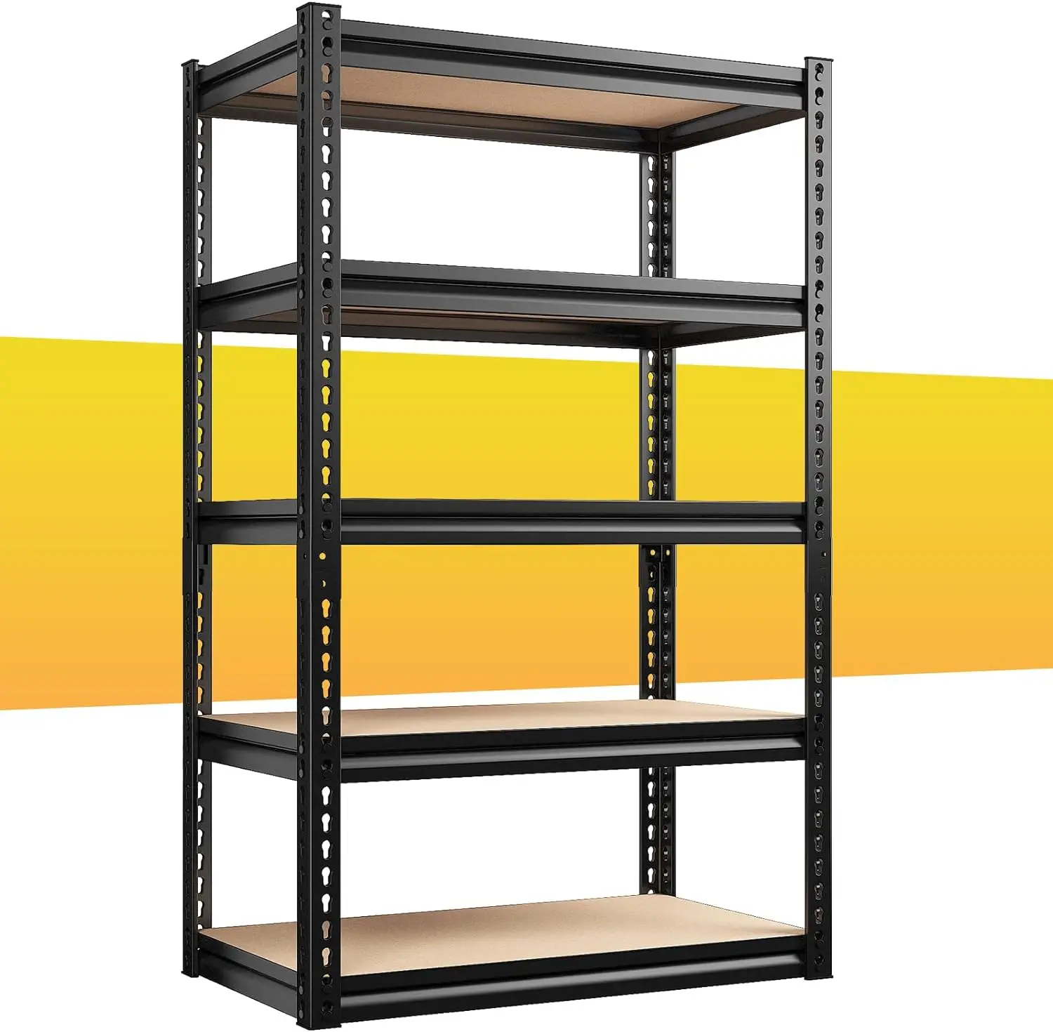 

5 Tier Storage Shelves Garage Storage Shelves Shelving Units and Storage Adjustable Heavy Duty Rack Shelf for Pantry