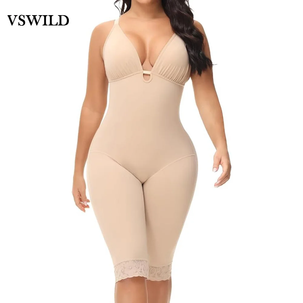

Fajas Colombiana Women Waist Trainer Body Shaper High Compression Hourglass bodysuit Abdomen Control Slimming Corset