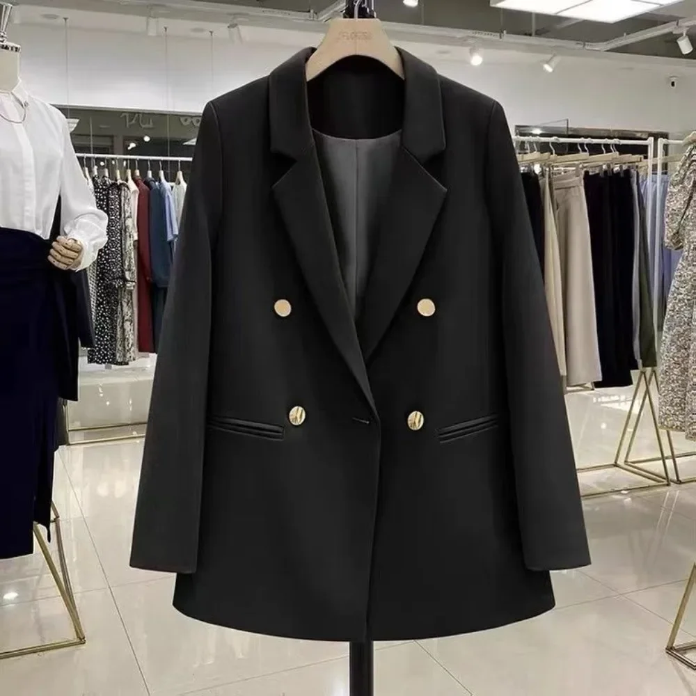 High Quality Jacket Korean Style Coats for Women 2025 New In Blazer Woman Long Sleeve Chic and Elegant On Promotion Outerwears