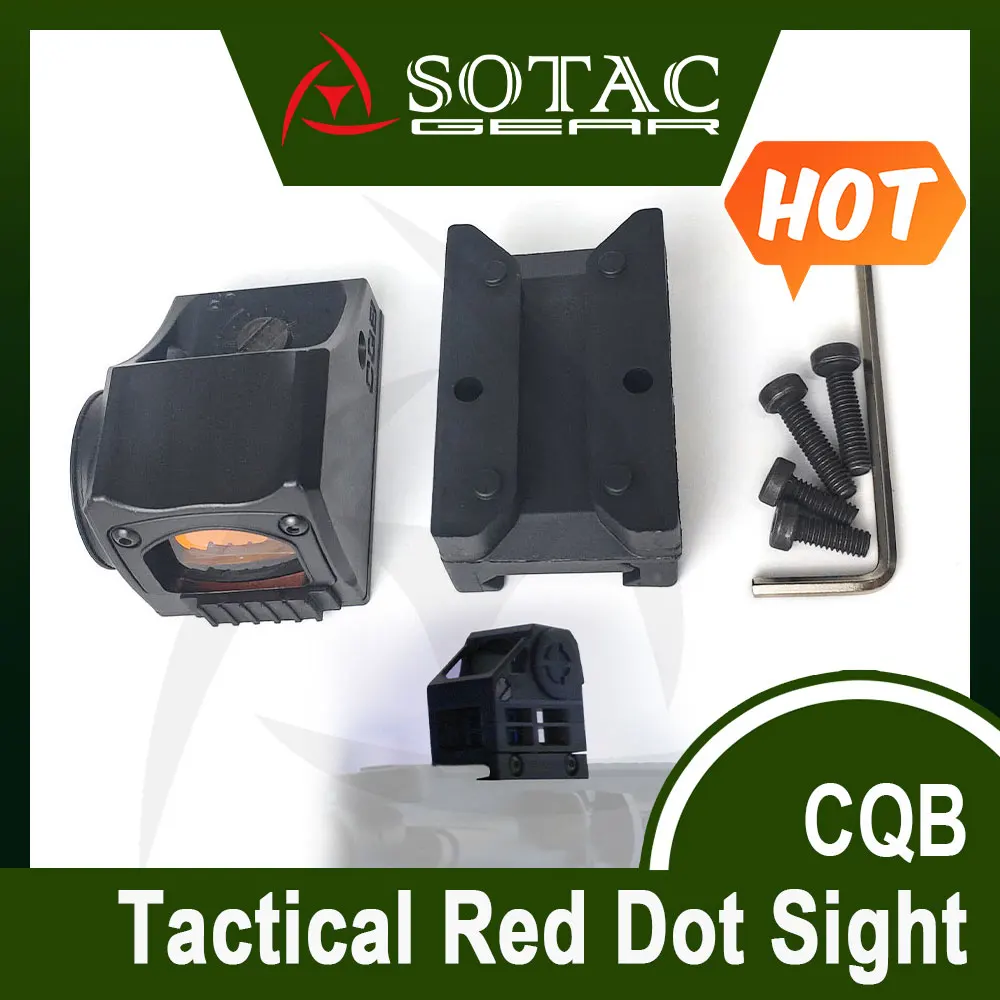 2024 New CQB Red Dot Sight Weapon Hunting CQB Scope Reflex Sights Tactical Accessories SOTAC GEAR