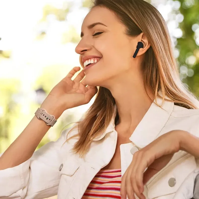 Браслет из силикона коммер коммер коммер коммерчество léopard pour Apple Watch, trous de flux ventilé, échange Comeristant à la sueur