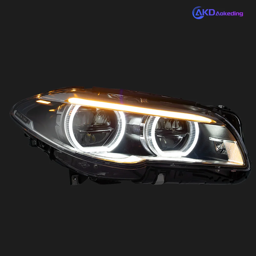 AKD Car Styling Head Lamp for BMW F10 Headlights 2010-2016 520i 525i 530i F18 LED Headlight Projector DRL Automotive Accessories