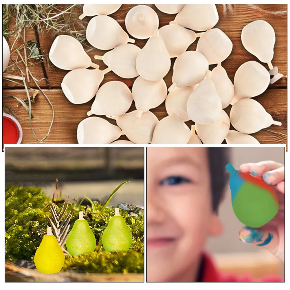 

12Pcs Wooden Fruit Crafts Unpainted DIY Unfinished Wood Decoration Blank Wood Fruits for Painting Craft Supplies Handcraft
