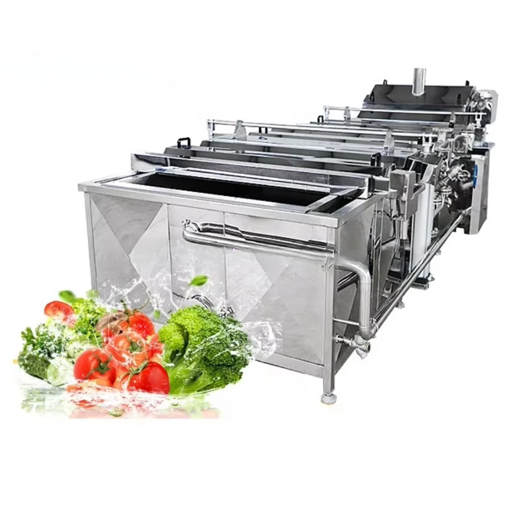Automatic Blanching Equipment Fruits Vegetable Potato Chips Green Bean Mango Tomato Blanching Machine